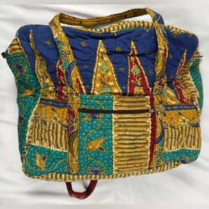 Colorful Patchwork Tennis Tote Bag